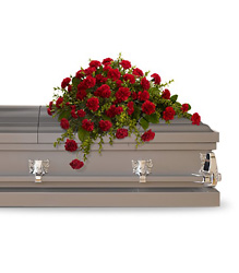 Adoration Casket Spray Upper Darby Polites Florist, Springfield Polites Florist